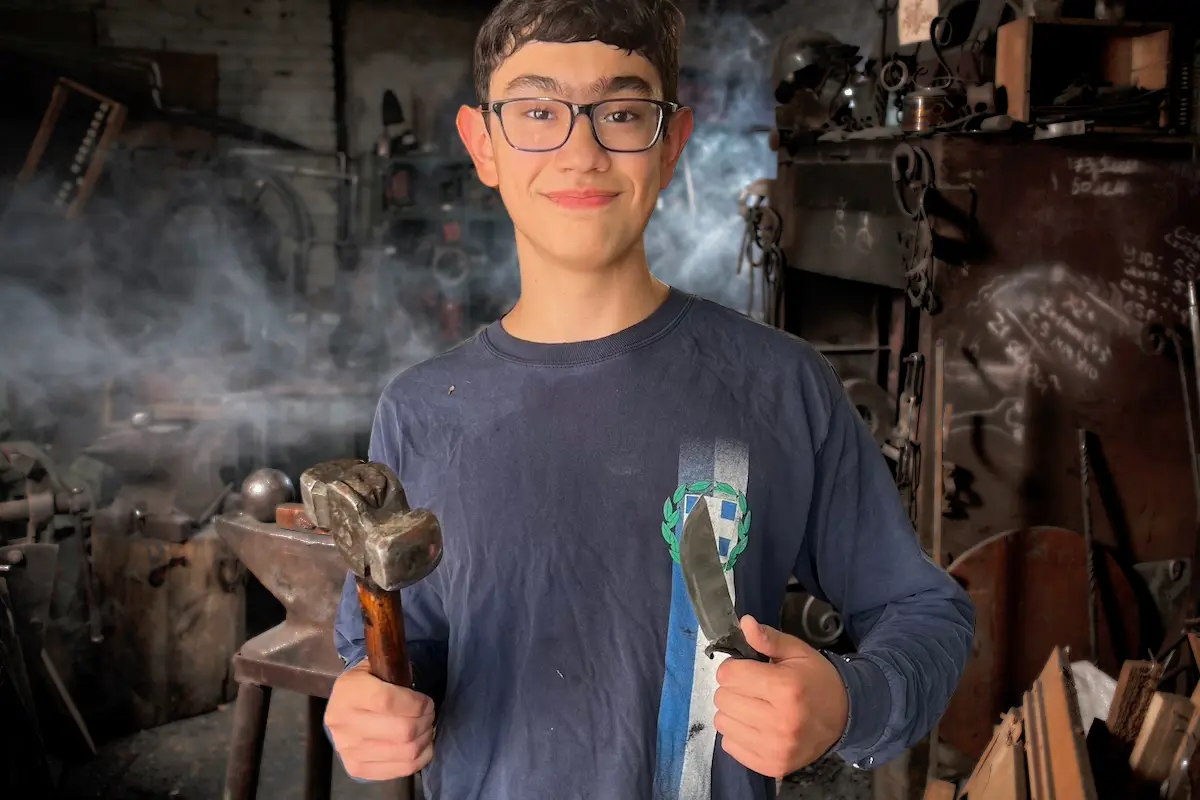 blacksmith kid